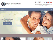 Tablet Screenshot of bridgeviewdental.com